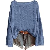 Boho Sweater for Women Vintage Oversized Sweatshirt Cable Knit Plus Size Sweaters Womens Long Sleeve Baggy Y2K Pullover