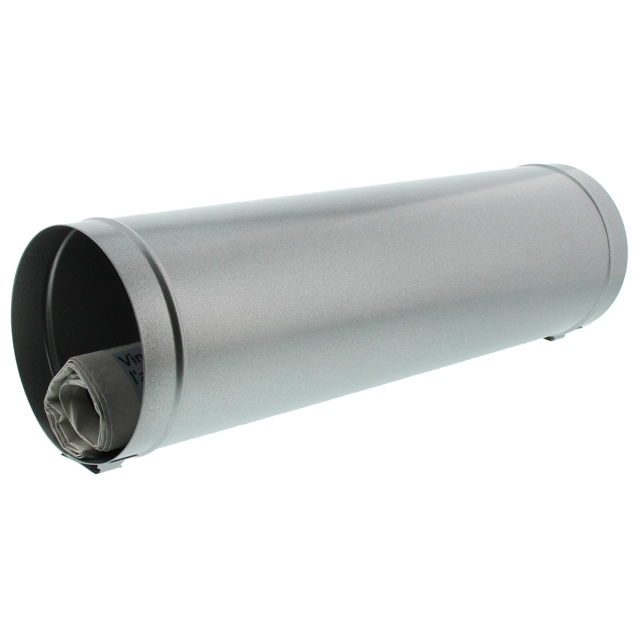 BURG-WÄCHTER, Tube-Type Newspaper Holder, usable on Both Sides, Slot in A4 Format, Stainless Steel 5800 E, Iron, Silver, News 5800 Si