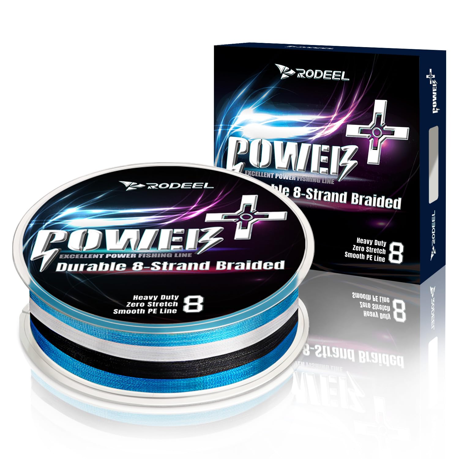 Rodeel 300M Extreme Braided Fishing Line(0.16mm-0.40mm) Ultra Strong 8 Strands PE Line(12LB-60LB)