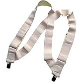 Holdup Hip-Clip Style Under-Ups Suspenders for Men with the Patented Composite Plastic Gripper Clasps or No-slip metal clips