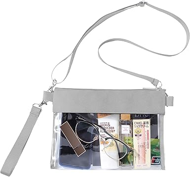 nfl approved clear crossbody bag