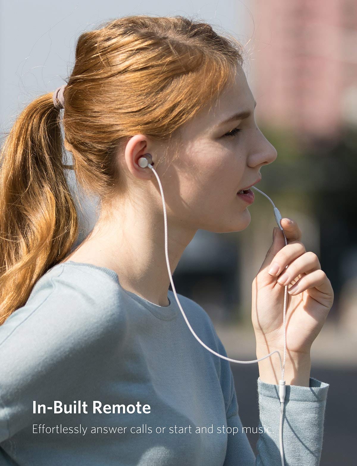 Anker Soundbuds Verve Earphones With Microphone Wired Headphones