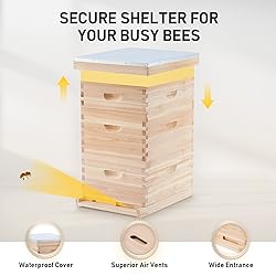 CO-Z Bee Hive Boxes Starter Kit, Langstroth Beehive