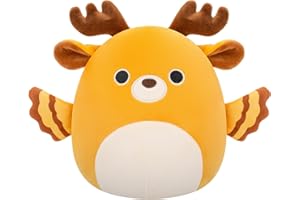 Squishmallows Original Adopt Me! 8-Inch Caelum Cervi Plush - Little Ultrasoft Official Jazwares Plush - Exclusive Virtual Item Code Included