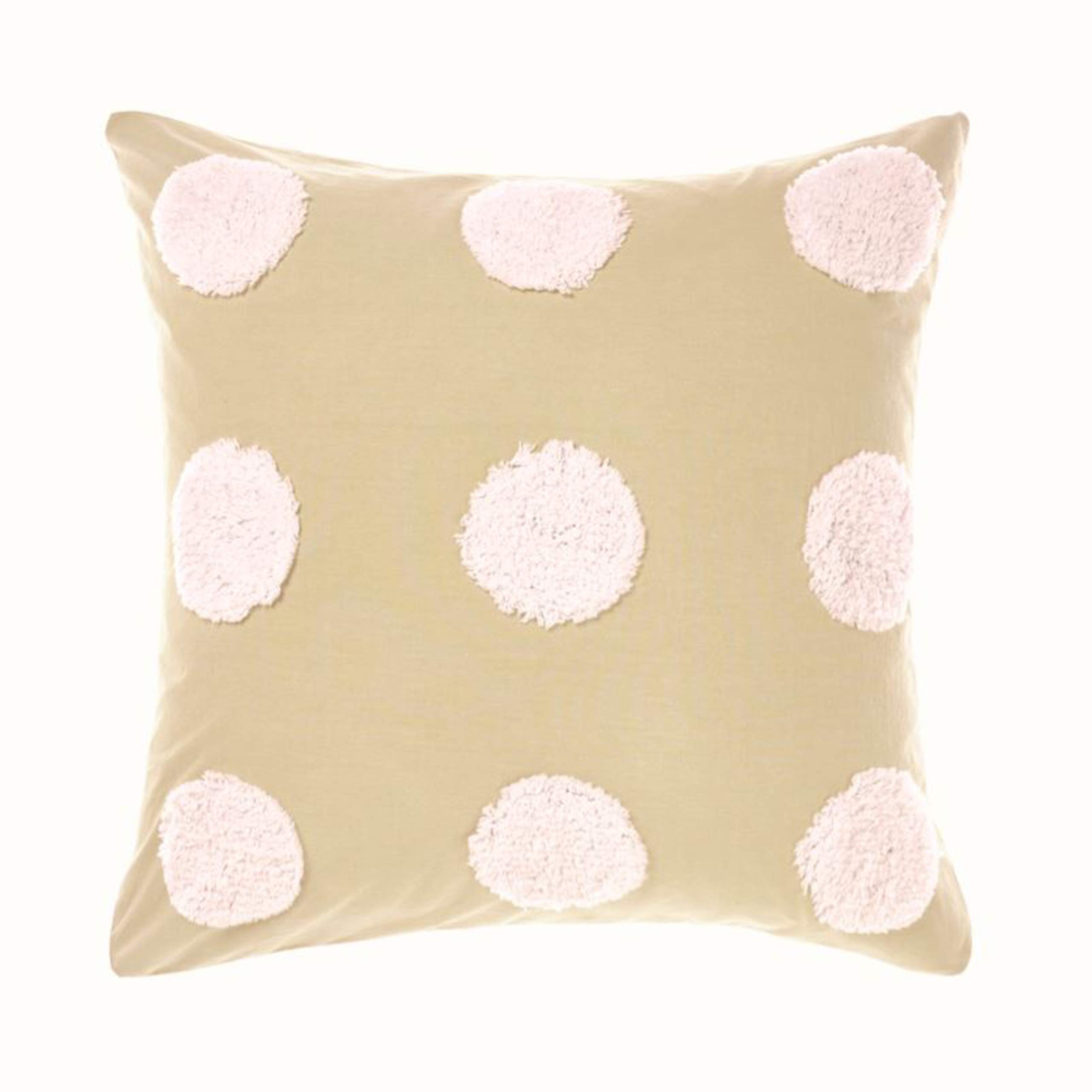 Linen House Haze Continental Pillowcase Sham, Pink/Sand, 65 x 65cm