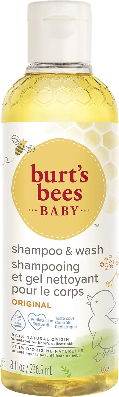 Burt's Bees Baby Shampoo & Wash Gentle Tear Free 236ml Newborn Safe