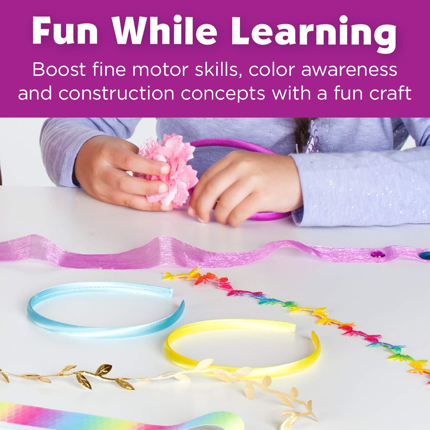 Creativity for Kids Fashion Headbands Craft Kit, Makes 10 Unique Hair Accessories: Toys & Games