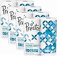 Amazon Brand - Presto! 308-Sheet Mega Roll Toilet Paper, Ultra-Soft, 24 Mega Rolls = 96 regular rolls