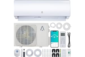ACONEE 36000 BTU Smart Mini Split AC/Heating System 19 SEER Split Inverter Air Conditioner with Pre-Charged Heat Pump & Installation Kit, Cools Rooms up to 2500 Sq. Ft, 208/230V