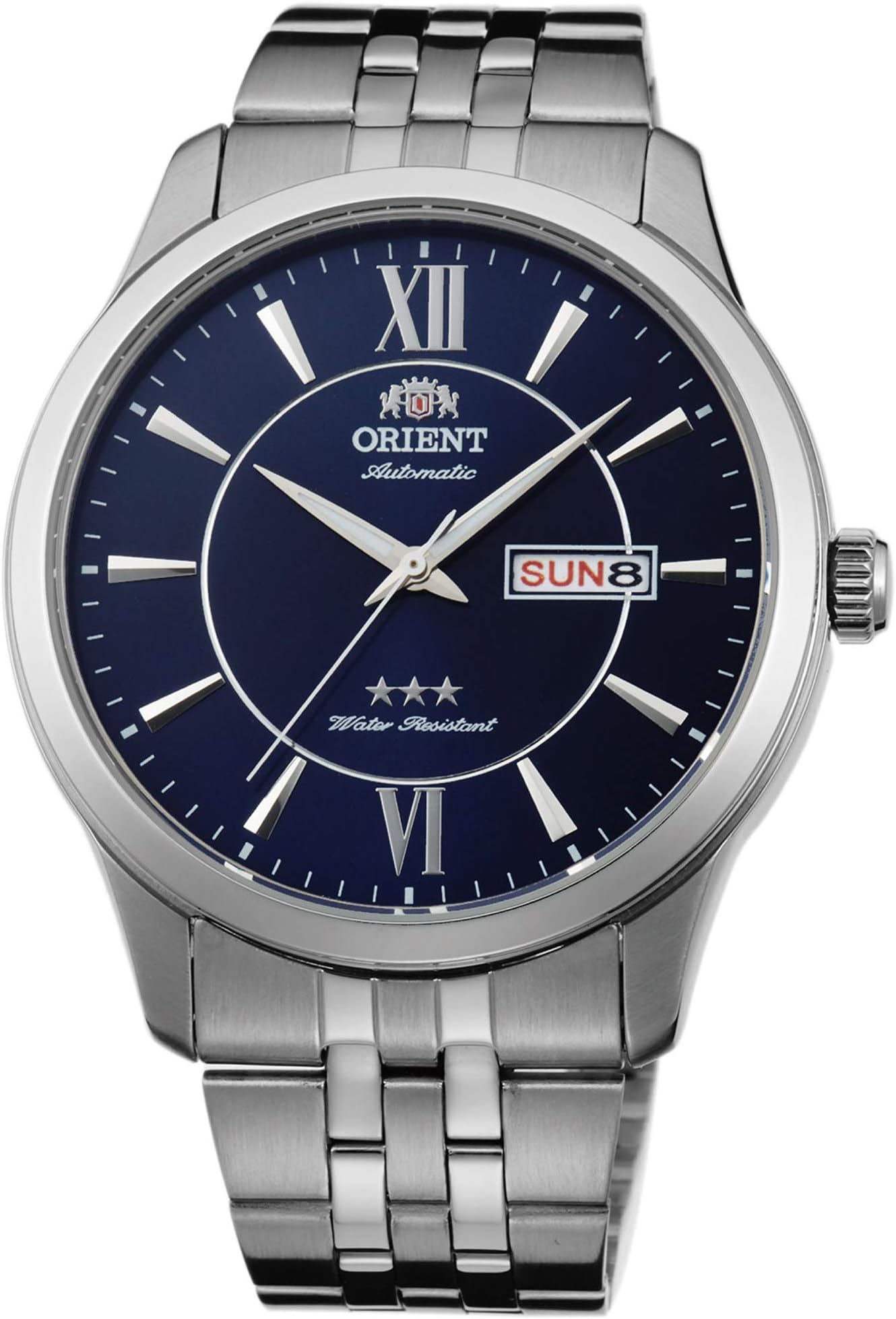 Mens Analogue Automatic Watch with Stainless Steel Strap FAB0B001D9