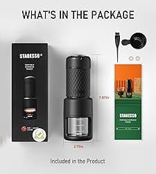 STARESSO Classic Portable Espresso Maker, 2 IN 1