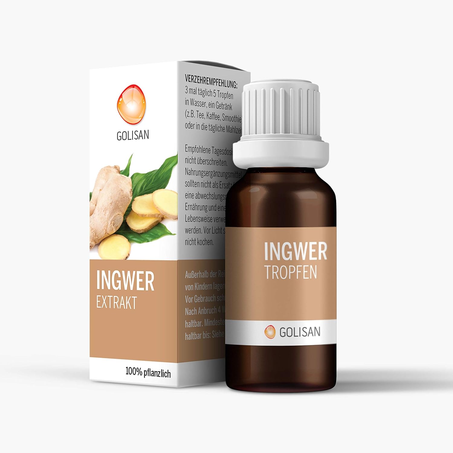 Golisan Premium Ingwer Extrakt Hochdosiert Tropfen 15ml Amazon De Drogerie Korperpflege