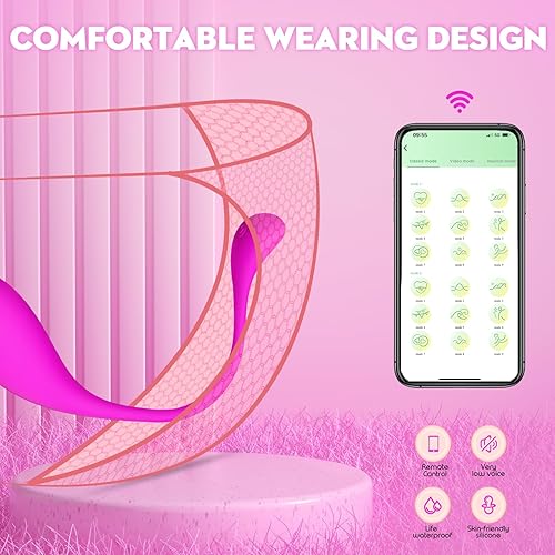 GMOKYY APP Remote Control Adult Sex Toys for Women, G Spot Vibrator Egg  Wearable Panty Vibrators for Bluetooth Long Distance Love, Vibradores  Vibrating Panties with 9 Modes Female Couple, Purple in Dubai -