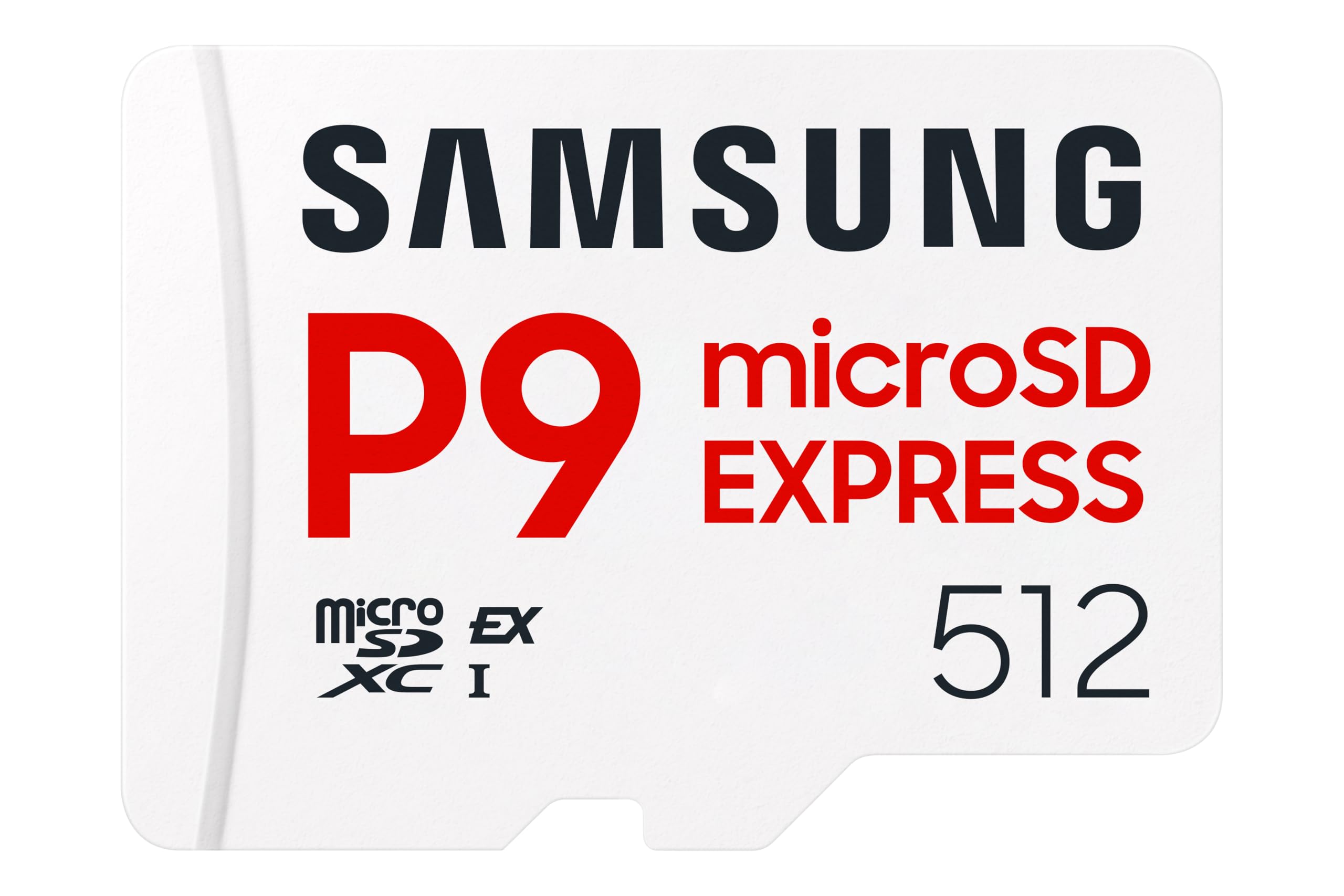 Samsung P9 Express microSD Express 512 GB, High-Speed Gaming Speicherkarte für Nintendo Switch 2, bis 800 MB/s Lesen, bis 310 MB/s Schreiben, Für 4K UHD Video, Konsolen und Kameras, MB-MK512T/WW