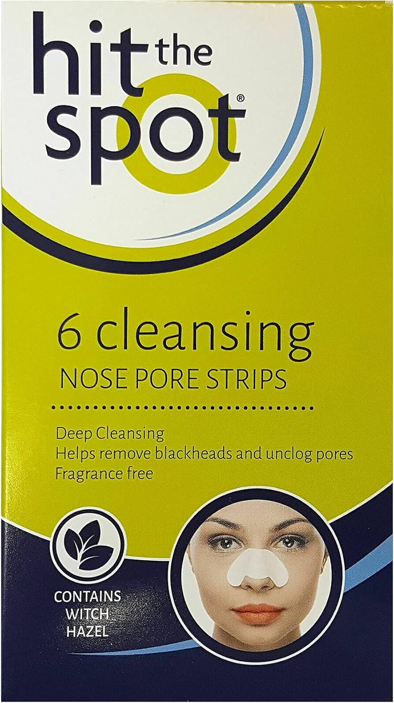 Hit The Spot Chin Forehead Pore Strips Witch Hazel Deep Cleansing Blackhead