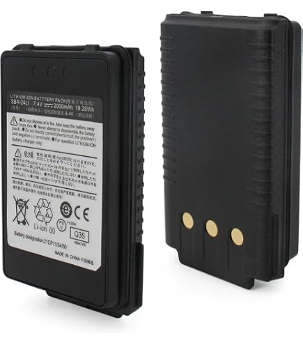 thumbnail interactive-video image 1 of Replacement Battery For YAESU FT 70D,FT 70DR,FT 70DS,PN:SBR 24L,1800mAh 1 of 12