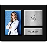 HWC Trading Ellen Pompeo Grey's Anatomy Gifts Printed Signed Autograph Picture for TV Show Fans - US Letter Size