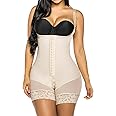 YIANNA Fajas Colombianas Shapewear for Women Tummy Control Post Surgery Compression Garment with Zipper Crotch