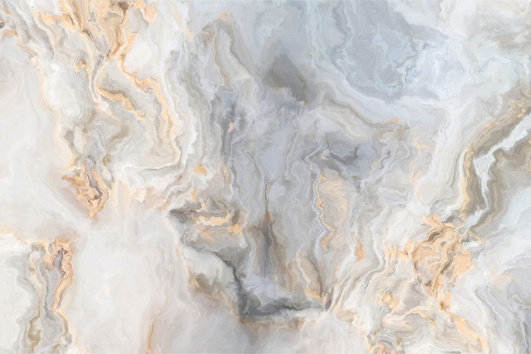 Muralo Non-Woven Photo Wallpaper 360 x 240 cm Marble Stone Wall Illusion Stone Look Wall Picture XXL Wall Width 360 cm x Height 240 cm