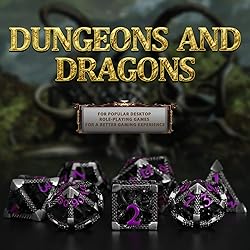 DND Dice Set Dungeons and Dragons Dice, ZHOORQI