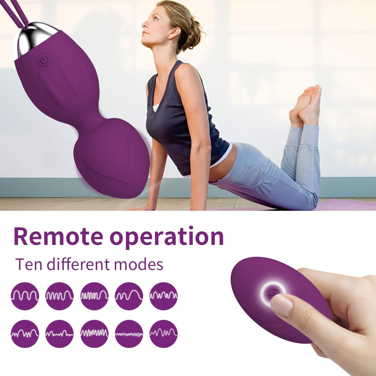 Kegel Balls Ben Wa Balls Exercise Weights Kegel Exercise for Women Pelvic Floor Tightening Exercises,Beginners & Advanced Kegel Balls for Women Exercises Bladder Control & Pelvic Floor: Health & Personal Care