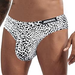 JOCKMAIL 2PCS/Pack Men's Leopard Print Underwear
