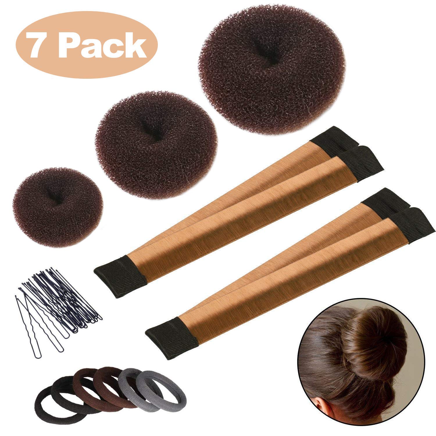 iWenSheng Strong Holder Hair Sponge, Upgraded Version, 4