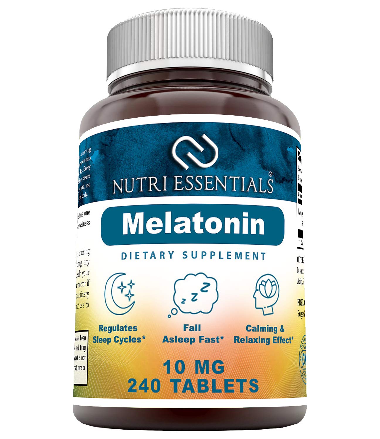 Nutri Essentials Melatonin 10 Mg, Medicinal Sleep Aids