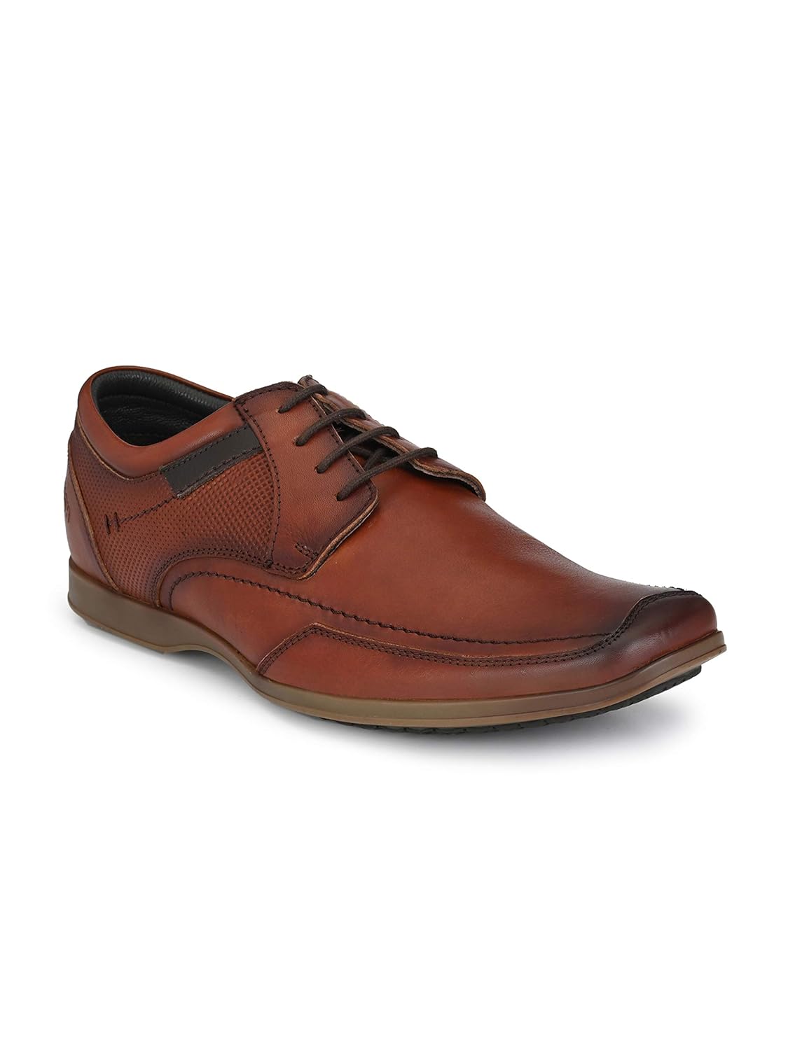 BANISH Men�s Tan Leather Outdoor Lace Up Derby Shoes
