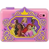 ekids Disney Princess Kids Camera with SD Card, Digital Camera for Kids with Video Recording, Built-in Digital Stickers (Disney Princess)