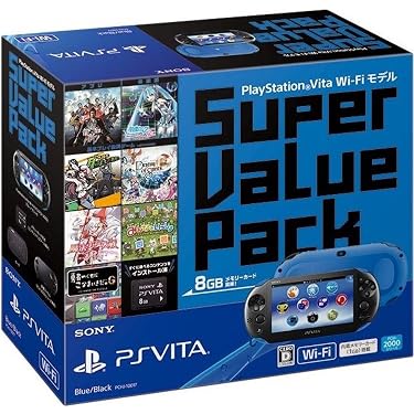 Amazon.com: PlayStation Vita Super Value Pack Wi-Fiモデル ブルー