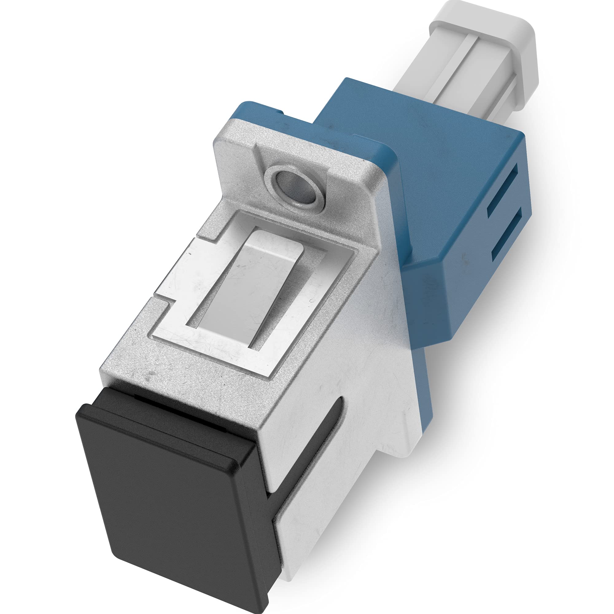 BEYONDTECH LC to SC Fiber Optic Coupler – Single Mode UPC Simplex Adapter – Female to Female Extender for LAN, SAN, WAN, FTTH Networks – Fiber Couplers Series, 1 Pack