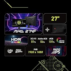 MSI MAG 274F 27-inch 1920 x 1080 (FHD) Gaming