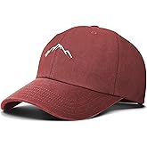 OUTDOOR SHAPING Mountain Embroidery Dad Hat - Soft Washed Cotton Unstructured Baseball Cap for Unisex Vintage Style