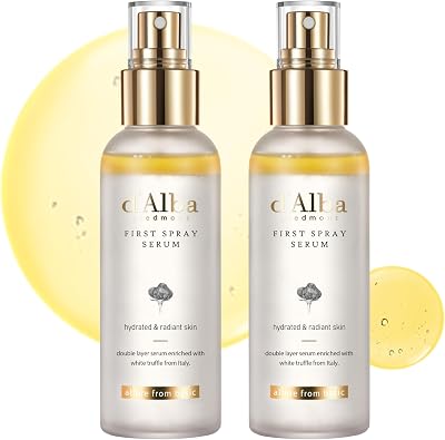 [d'alba Piedmont] 2 Bottles Italian White Truffle First Spray Serum Vegan