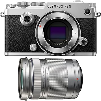 Amazon Com Olympus V4060su000 Pen F mp Mirrorless Micro Four Thirds Digital Camera Body Silver Bundle With M Zuiko 40 150mm F4 0 5 6 R Lens Camera Photo