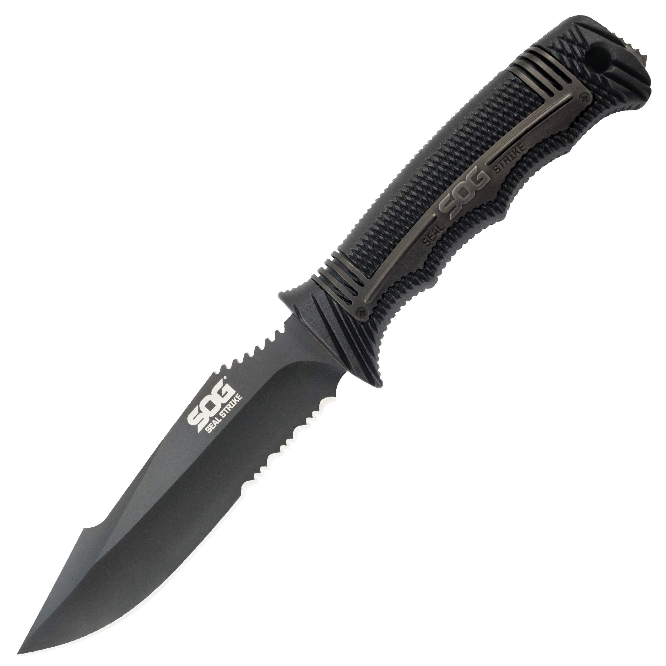 SOG Fixed Blade Knives with Sheath “SEAL Strike” SS1003CP Survival Knife 729857002516 eBay