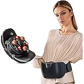 Automatic Abdominal Massager, Bianstone Belly Rubbing Instrument, Dual-use for Waist and Abdomen, Positive and Negative Massage, Flatulence Relief, Promote Intestinal Peristalsis (deep Blue)