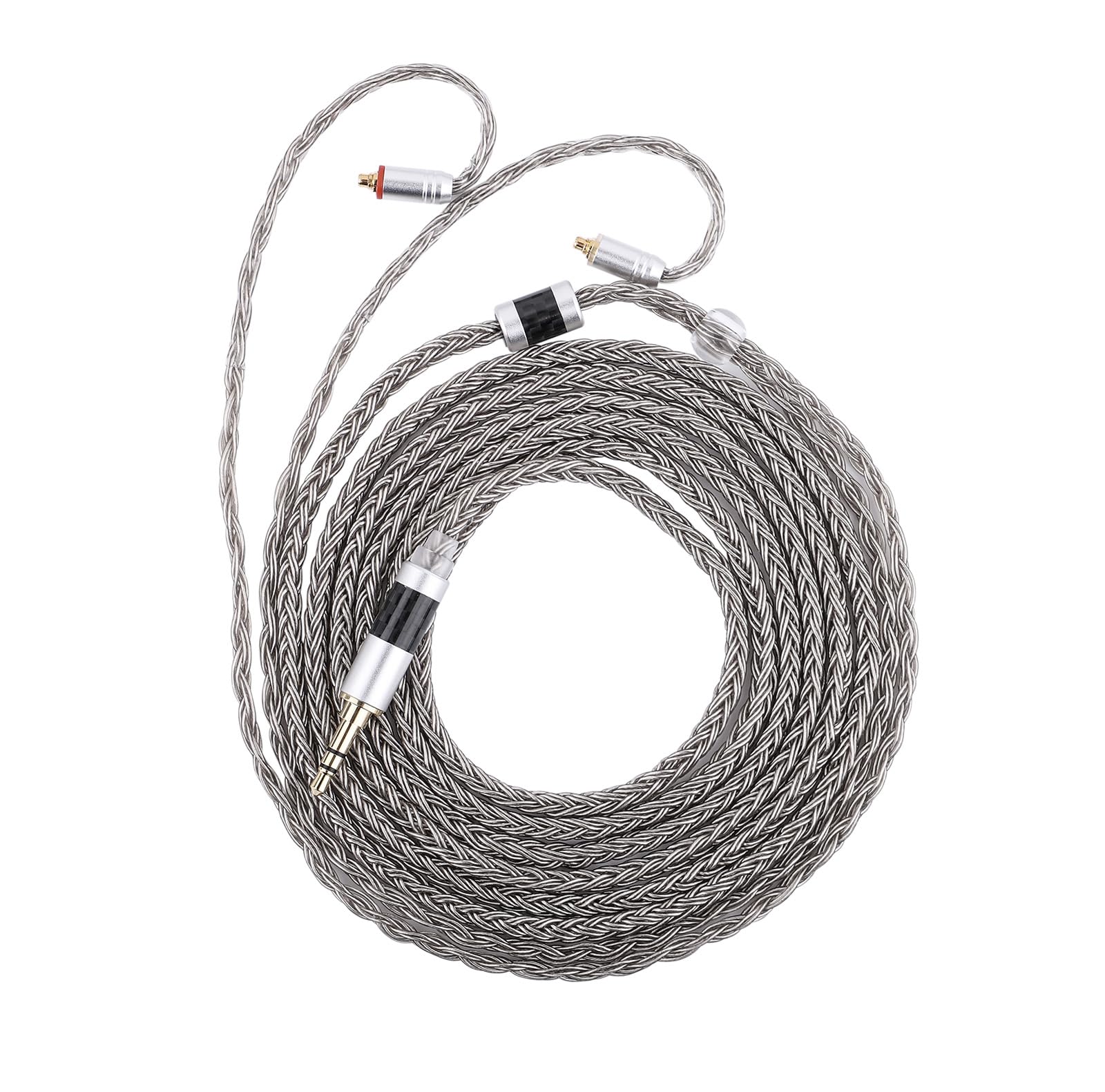 Photo 1 of Linsoul Tripowin Zonie IEM Cable, 2m Long Earbud Cord, 16 Core Silver Plated Earphone Cable, in Ear Monitor Wire for Audiophile Musician (MMCX)