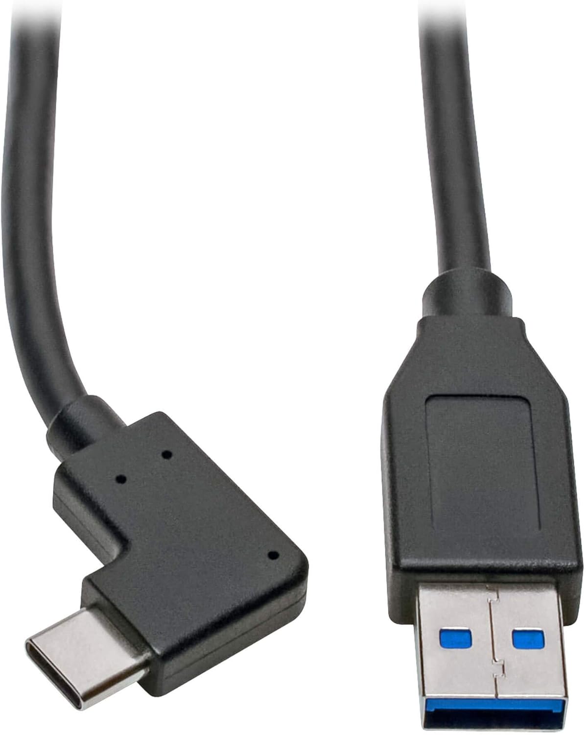 Tripp Lite USB 3.1 Gen 1 Cable 5 Gbps USB-C to USB-A Right Angle Type C, Thunderbolt 3, (M/M), 0.91 m (U428-003-CRA)
