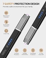 RONXS Lighter Electric Lighter Windproof Plasma Rechargeable Candle BBQ Camping view 5