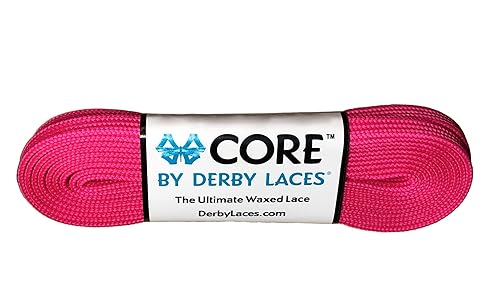 Derby Laces CORE Narrow 6mm Waxed Lace for Figure Skates, Roller