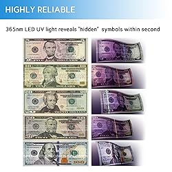 TIHOO Counterfeit Bill Detector with LED UV