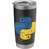 Python Programming Logo for Programmers Stainless Steel Insulated Tumbler