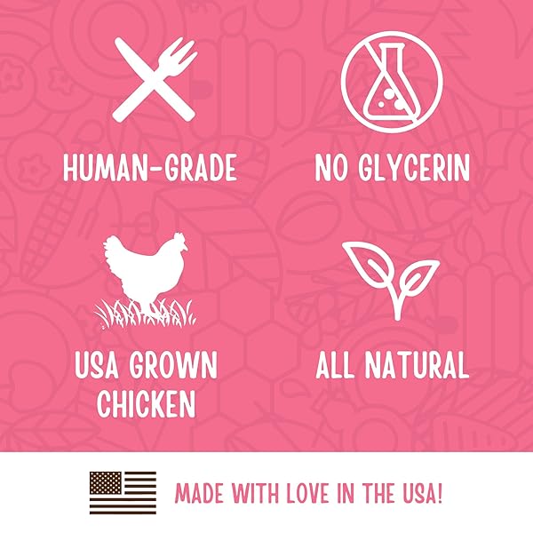 FULL MOON CHICKEN STRIPS HEALTHY ALL NATURAL DOG TREATS HUMAN GRADE MADE IN USA GRAIN FREE, 1.5 POUND (PACK OF 1)