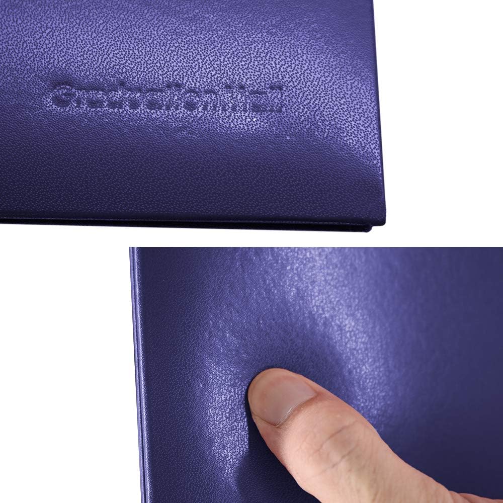 GraduationMall 8.5"x11" Smooth Padded Diploma Cover Certificate Holder Purple: Office Products