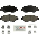 BOSCH BE914H Blue Ceramic Disc Brake Pad Set With Hardware - Compatible With Select Acura ILX; Honda Accord, Civic, CR-V, CR-Z, Element, Fit; FRONT