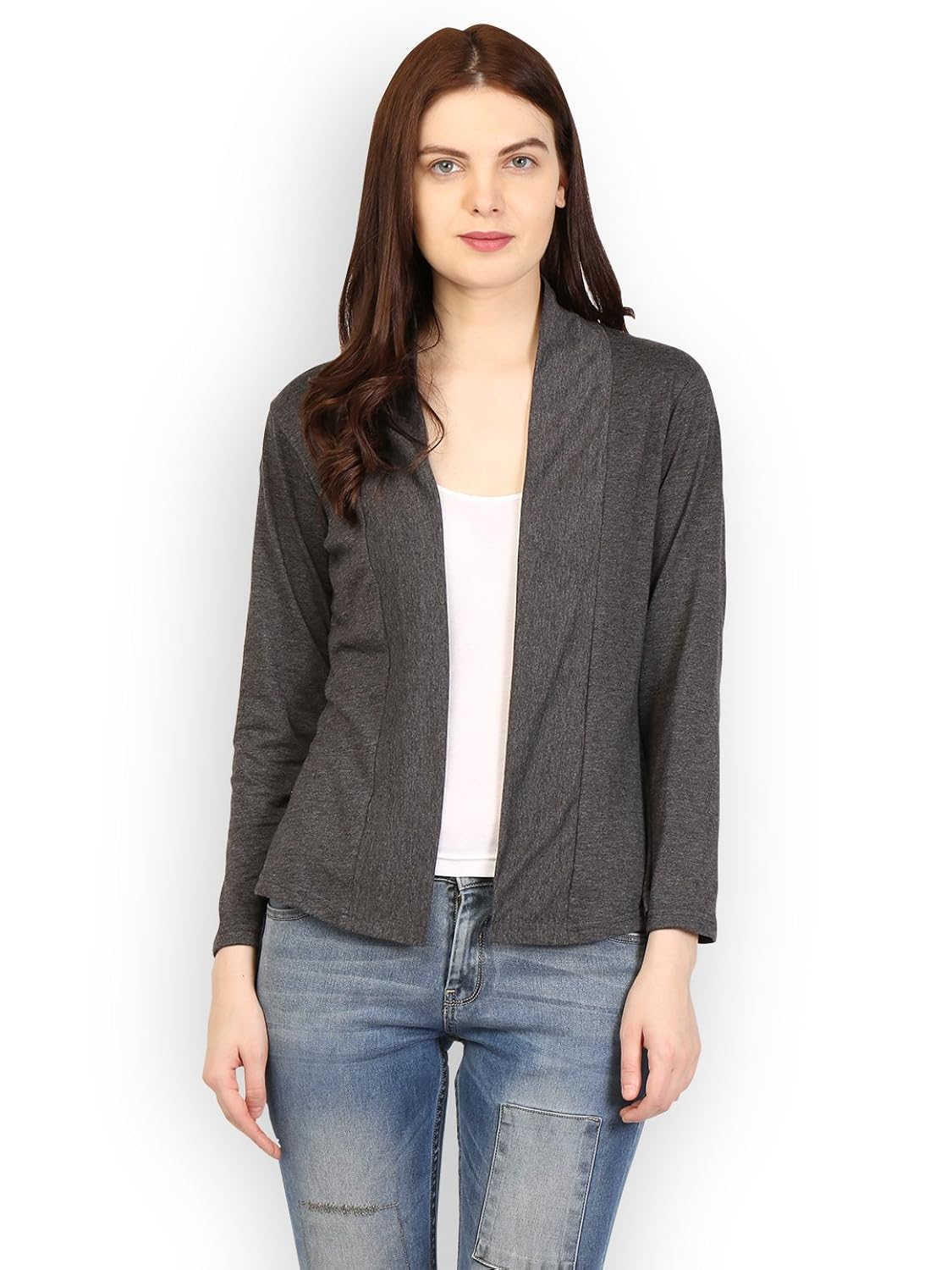 ten on ten women's carbon cotton shrug