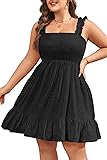Talisea Women’s Plus Size Summer Dresses Black
