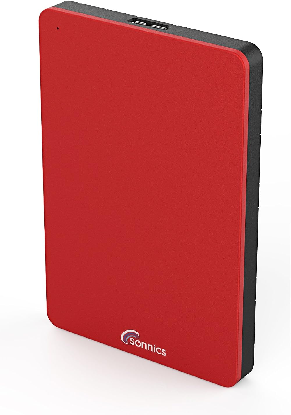 Sonnics 1TB Red External Portable Hard Drive USB 3.0 Fast Transfer
